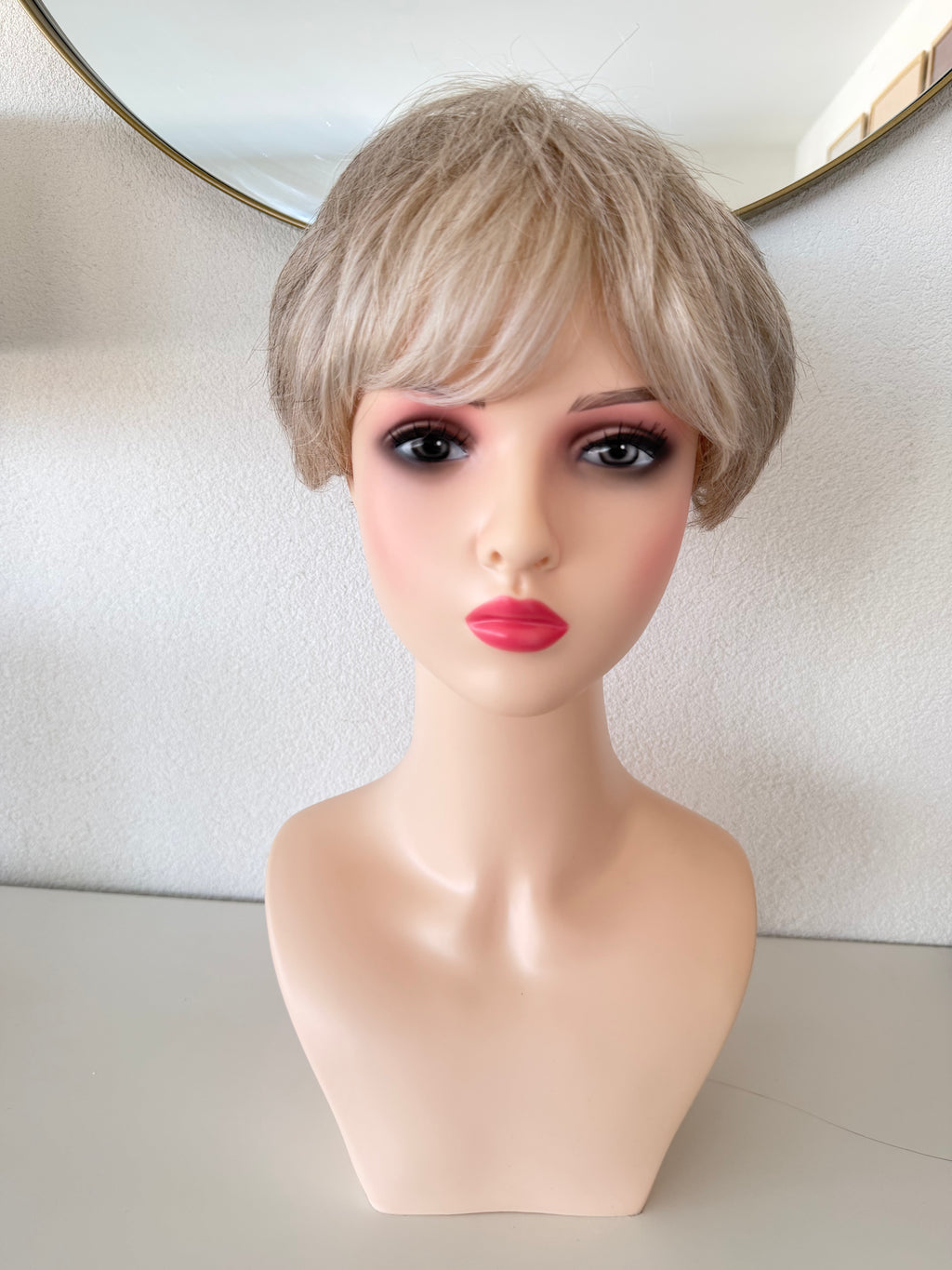 Perruque courte - Snow mix - 100% cheveux naturels