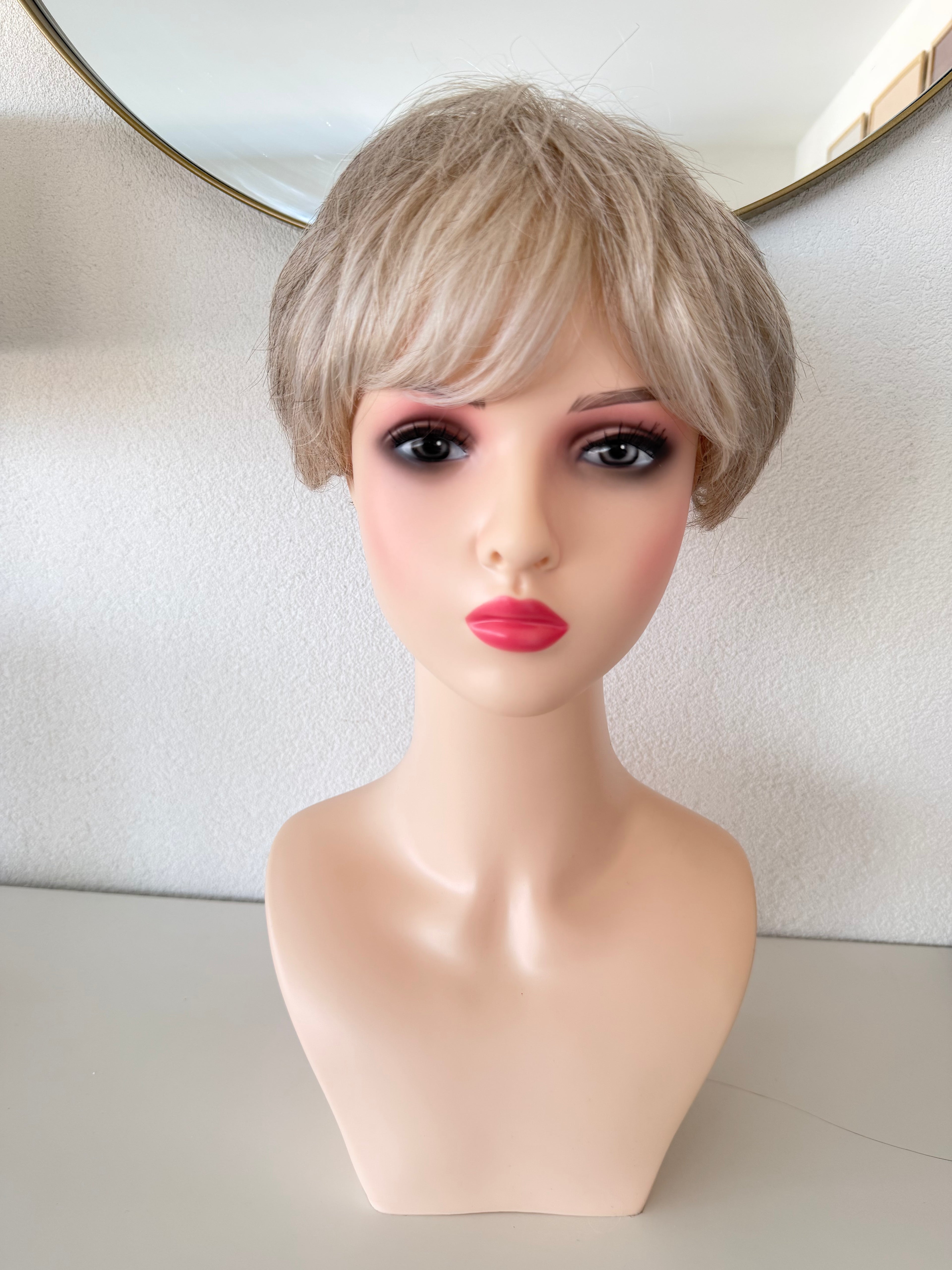 Perruque courte - Snow mix - 100% cheveux naturels