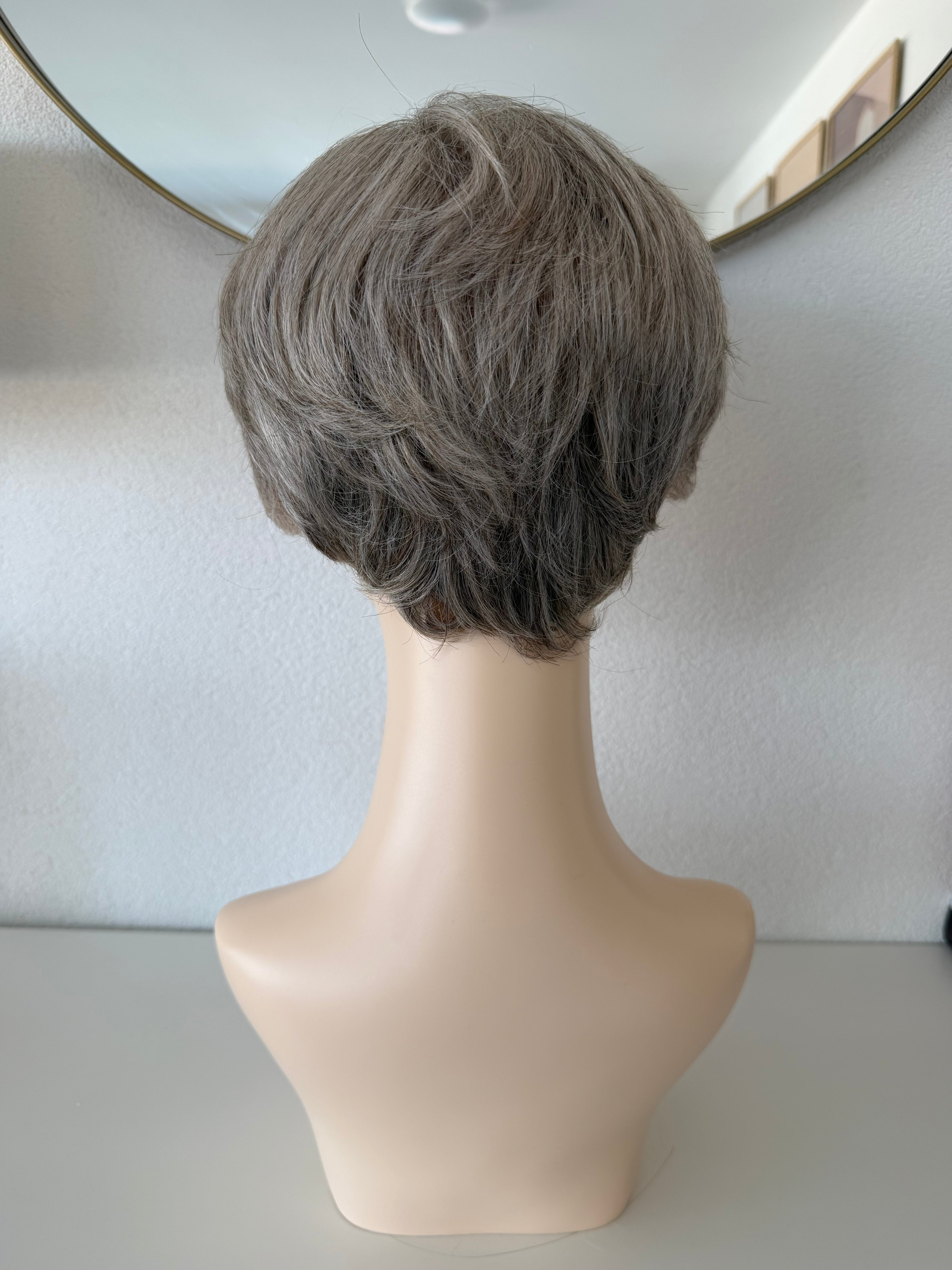 Perruque courte - Snow mix - 100% cheveux naturels