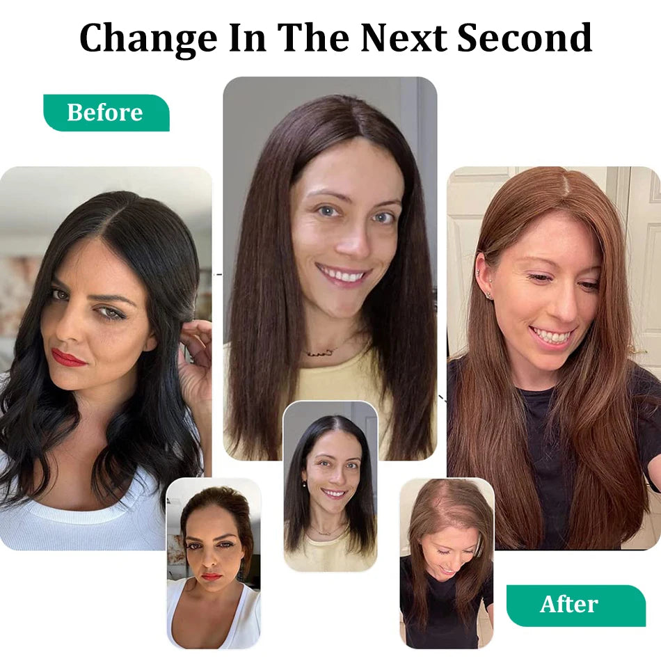 Topper femmes pour cheveux fins